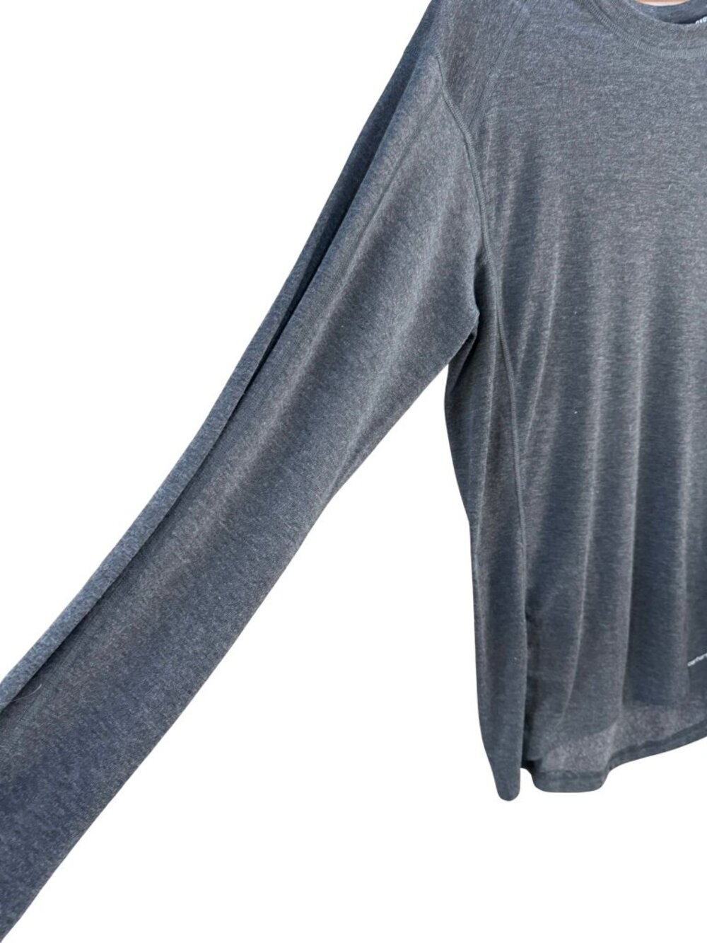 Carhartt Force Gray Performance Long Sleeve Shirt Size Large Moisture Wicking - Picture 3 of 6